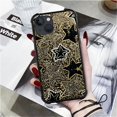 thumbnail image 6 of Compatible with iPhone 14 Plus Case, Ultimate Protection: Back+Soft Silicone Acrylic TPU Design for Shockproof Fall Prevention Black and Gold Sequins, 6 of 6