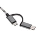 thumbnail image 5 of Adaptador de cable micro USB tipo C de carga rápida multifunción para Samsung Plata, 5 of 6