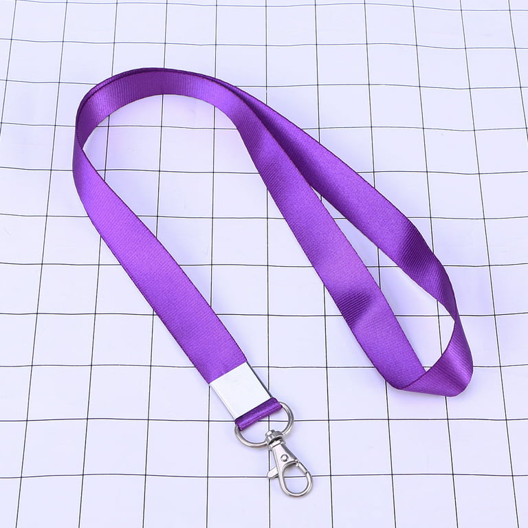 ID Card It Purple Double ID Card Pass Badge Holder, Lanyard with Solid  Metal Lobster clip and Premier Yo-Yo Badge Reel - 1