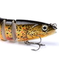 thumbnail image 2 of Señuelo Pesca Multiarticulado Cebo Duro Realista Baño 8 Segmentos para Lubina (A), 2 of 3