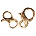thumbnail image 1 of HAMPPLIES 2Ud De Langosta Dorados De Doble Apertura Para Collar Y Pulsera Uso Manual, 1 of 8