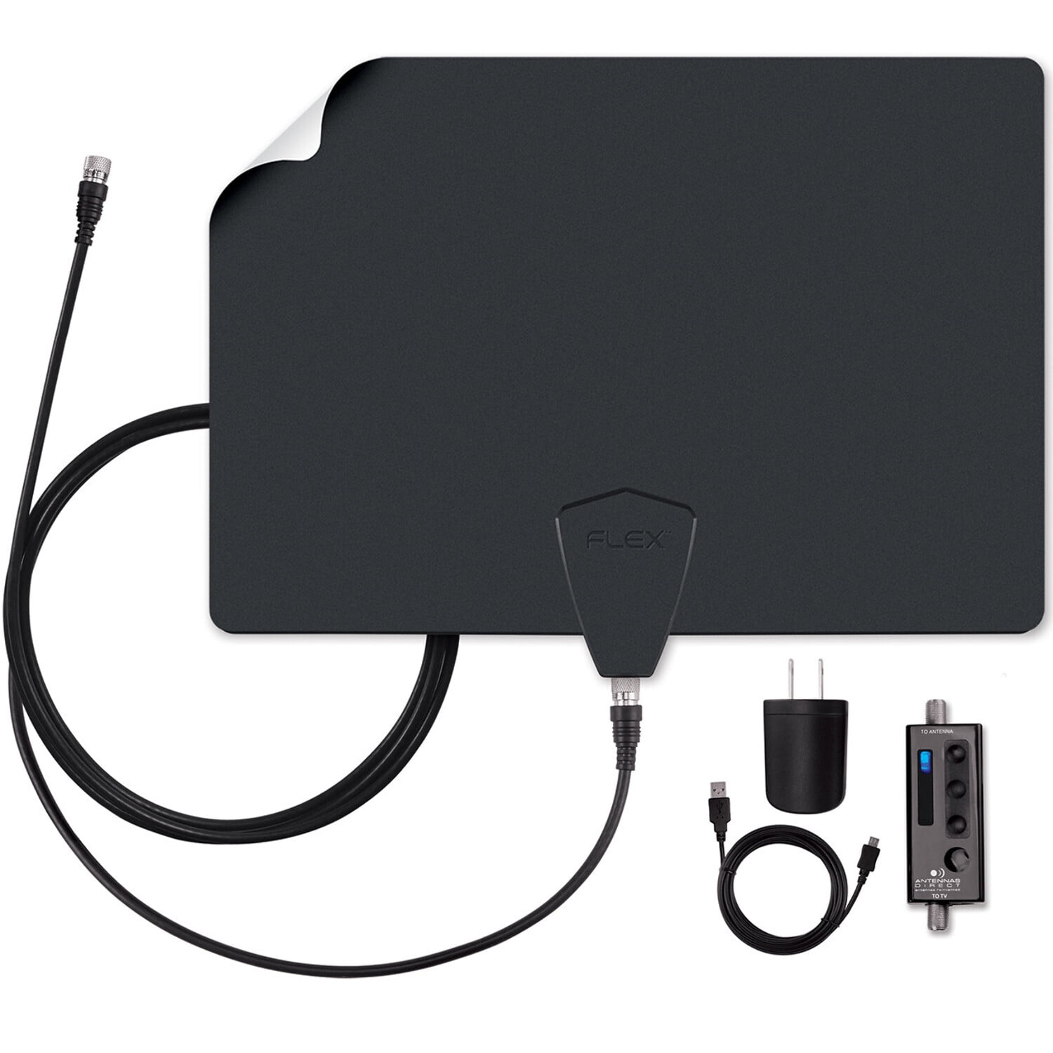 Antennas Direct ClearStream FLEX Amplified UHF VHF Indoor HDTV Antenna