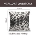 thumbnail image 2 of LALILO Throw Pillow Covers Geometric Hipster Fashion White Black Cushion Cover 18" x 18", 2 Pack, 2 of 6