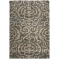thumbnail image 4 of SAFAVIEH Florida Deangelo Damask Plush Shag Area Rug, Grey/Beige, 8' x 10', 4 of 11
