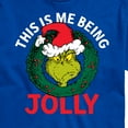 thumbnail image 3 of The Grinch - This Is Me Being Jolly - Men's Short Sleeve Graphic T-Shirt, 3 of 5