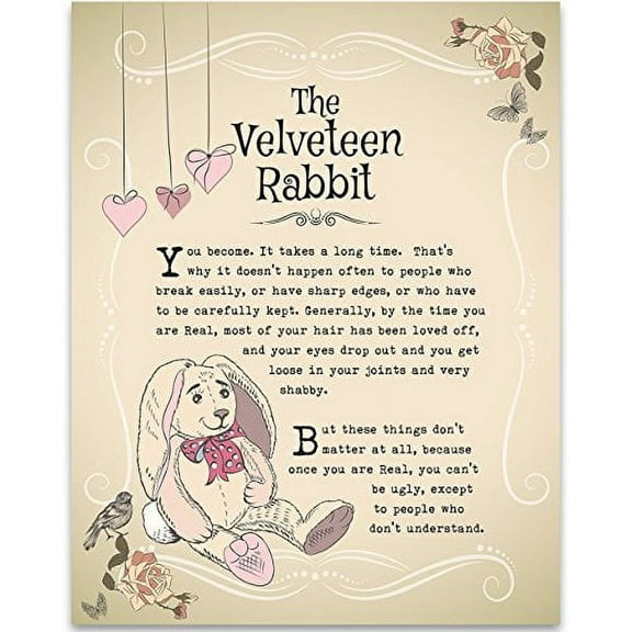 The Velveteen Rabbit - 11x14 Unframed Art Print - Great Gift for Child's Room Decor