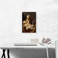 thumbnail image 2 of ARTCANVAS Saint Joseph And The Christ Child Canvas Art Print by Guido Reni - Size: 18" x 12" (0.75" Deep), 2 of 9