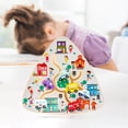 thumbnail image 4 of serony Kids Wooden Maze Game Math Toy Color Recognition Travel Toy for Toddler traffic, 4 of 9