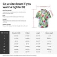 thumbnail image 5 of Gukieu Flowers and Cactus Print Men's Short-sleeved Shirts, Button-down Pocket Shirts, T-shirts, Beach Vacation Travel Summer Clothing-X-Large, 5 of 5