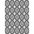 thumbnail image 1 of Ahgly Company Machine Washable Indoor Rectangle Transitional Light Black Area Rugs, 2' x 5', 1 of 7