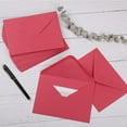 thumbnail image 4 of wqlpp-50 Pack Kraft Envelopes Self-Sealing, A7 Greeting Card Mailing Envelopes for Invitations Wedding Announcements Sage Red, 4 of 4