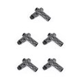 thumbnail image 3 of Naiovety 2 uds clavijas antideslizantes para bicicleta Pedal de pie de plomo antideslizante para bicicleta de aleación de aluminio resistente y Type2 NO2, 3 of 6