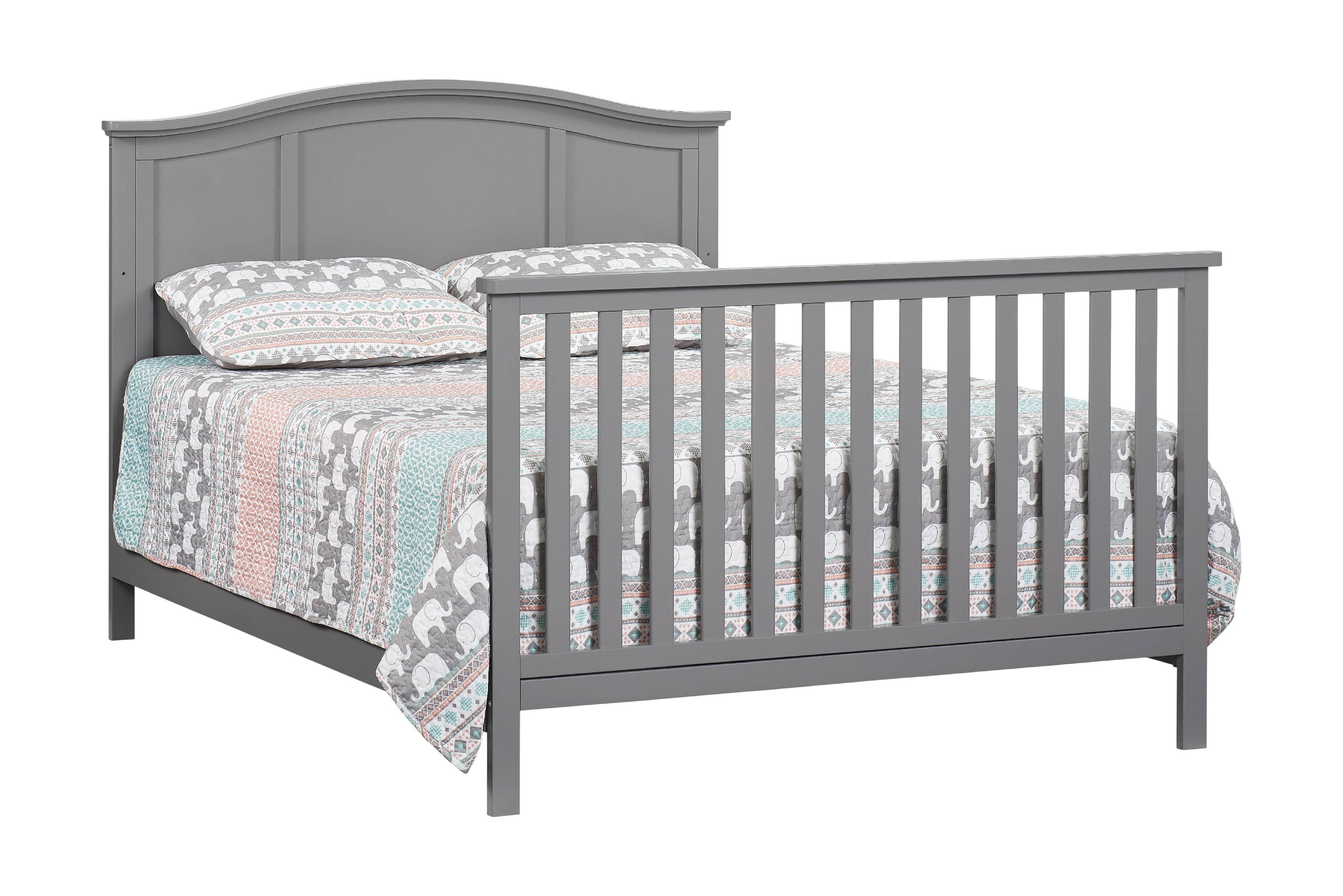 Oxford Baby Full Bed Conversion Kit for Emerson 4-in-1 Convertible Crib, Dove Gray