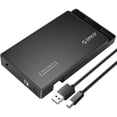 thumbnail image 1 of USB 3.0 External Hard Drive Enclosure, for 3.5/2.5 Inch SATA HDD/SSD Up to 16TB, Tool-Free 3.5'' Hard Drive Case, 1 of 3