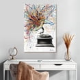 thumbnail image 2 of Elephant Stock Louder Wall Art - Vertical Canvas Wall Art - Living Room Wall Decor - Music Canvas - White And Blue Decor By Ashvin Harrison - 20" x 30", 2 of 8