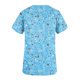thumbnail image 2 of Tops Cortos para las Mujeres Impreso Bolsillo V-Cuello Enfermera Estilo Blusa, Casual Y Cómodo Manga Corta Superior, 2 of 5