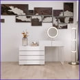 thumbnail image 2 of Chest of Drawers | 10 Drawer No Handle White | Engineered Wood | White, 2 of 21