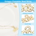 thumbnail image 3 of Unique Bargains 2024 Graduation Tassel Charm, 72 Pcs Alloy Mini Letter Charm, Bright Gold, 3 of 6