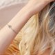 thumbnail image 3 of Pulseras de oro de 14 k con nudo infinito y amor eterno para mujer | Pulsera de oro para mujer | Código de modelo 941, 3 of 3