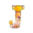 thumbnail image 1 of Floral Resin Night Light Letter Handmade Floral Night Light, Flower Letter Lamp Personalized Resin Letters With Led Light, Floral Resin Nightlight Letters, 1 of 1
