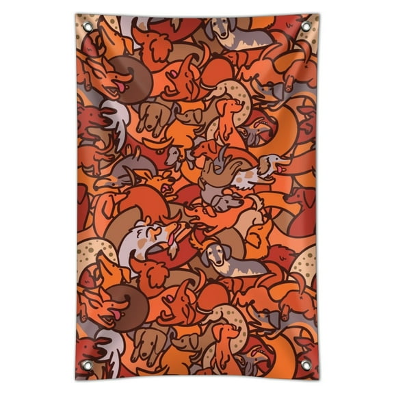 Too Many Dachshunds Wiener Dog Pattern  Home Business Office Sign