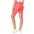 thumbnail image 4 of Moa Collection Women's Workout High Waist Comfy Elastic Band Active Biker Shorts Pants S-3XL, 4 of 5