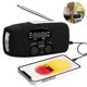 thumbnail image 3 of Hand Crank Radio With Flashlight For Emergency, Portable Solar Radios, 3 of 4
