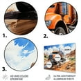 thumbnail image 3 of Designart "Desert Dump Tractor II" Truck Metal Wall Art Prints, 3 of 5