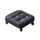 thumbnail image 5 of Taburete rodante cuadrado de baja altura Asiento de cuero de PU giratorio de 360  degree Impermeable Universal Resistente para el hogar Oficina Garaje Negro Sunnimix Asiento rodante bajo, 5 of 8