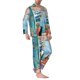 thumbnail image 2 of Fotbe Coastal Cat By The Window Pijama de Hombre con Estampado de Manga Larga, Conjunto de 2 Piezas, Ropa de Dormir Suave y Cómoda con Bolsillos-Large, 2 of 7