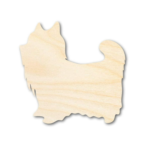 Unfinished Wood Yorkshire Terrier Shape - up to 46" 5" / 1/8"