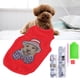 thumbnail image 4 of Camisa Para Perros, Camiseta Para Mascotas De Fibra Ligera Y Duradera Hecha A Mano Para Perros Con Colas Para Uso De Mascotas ANGGREK M rojo, 4 of 8