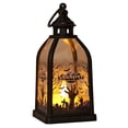 thumbnail image 1 of Halloween Handheld LED Lantern Battery Operated Portable Night Light with Assorted Patterns Pumpkin Skull Witch Ghost Designs for Indoor Outdoor Party Decor and Halloween Props, 1 of 4