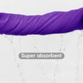 thumbnail image 2 of JML Microfiber Bath Towels, Bath Towel Set 4 Pack(30" x 60"), Oversized, Soft, Super Absorbent and Fast Drying Bathroom Towel Set for Sport, Fitness, Yoga (Violet), 2 of 9