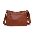 thumbnail image 6 of Stylago Retro Messenger Bag for Women Vintage Leather Crossbody Shoulder Purses Ladies Work Travel Handbags with Multiple Pockets Brown, 6 of 7