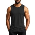 thumbnail image 2 of WANGJING Men's Tank Tops Sleeveless Shirt Basic Crew Neck Tank Top Sport Beach Vacation Casual Tank Shirts Summer Muscle Tee, 2 of 9