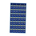 thumbnail image 4 of Langgg Childrens Literacy Card Organizer Pocket Chart Holds Cellphones Calculators With Multiple Storage Options Small Items. 42 Pockets Blue, 4 of 6