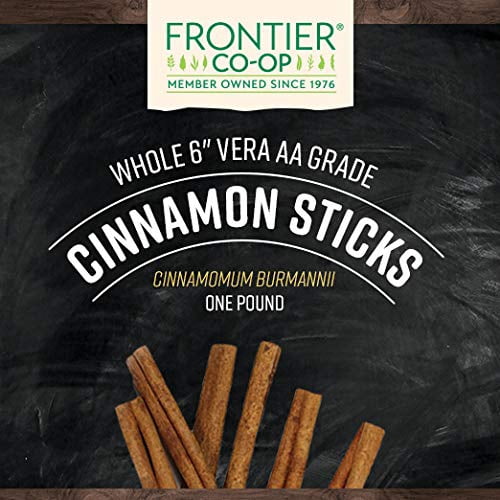 Frontier Co-op 219 Korintje Cinnamon Sticks, 6" 1 lb