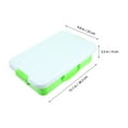 thumbnail image 4 of Miangastore Handheld Sandbox Sand Tray with Lid Portable Sandbox Small Toy Storage Box, 4 of 8