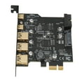 thumbnail image 4 of PCIE To USB 3.0 Expansion Card, Stability 3xUSB3.0 2xType C PCIE 1X To USB Expansion Card  For PC, 4 of 8
