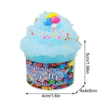 BESTSKY Butter Slime Kit,Color Mud Rice Grain Slime Foaming Glue Puzzle Decompression Crystal Mud,Slime Sensory Toys,Good Stretchy & Non-Sticky Crunchy Slime,Fluffy Slime Kit for Kids