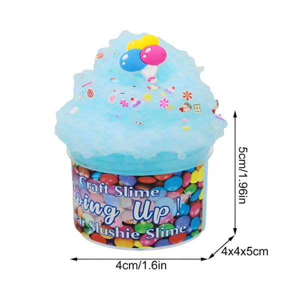 BESTSKY Butter Slime Kit,Color Mud Rice Grain Slime Foaming Glue Puzzle Decompression Crystal Mud,Slime Sensory Toys,Good Stretchy & Non-Sticky Crunchy Slime,Fluffy Slime Kit for Kids