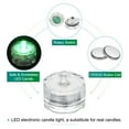 thumbnail image 4 of Unique Bargains 12Pcs Bright LED Tea Light, Green Waterproof Flameless Candle Color Change Party Wedding Festivals Decor, 4 of 7