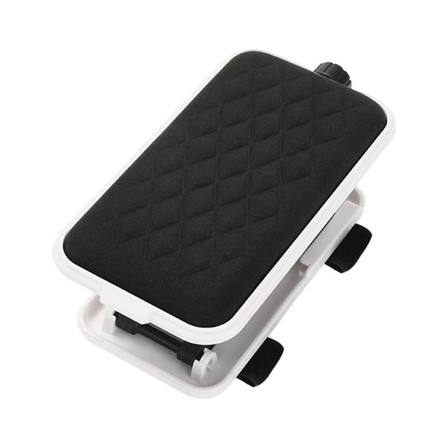 Tachiuwa Adjustable Height Desk Chair Arm Rest Pad Elbow Support Cushion for Gaming Chair White Frame