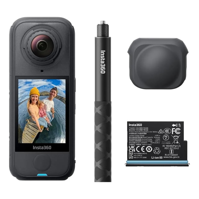 Cámara De Acción Insta360 X4 Air Starter Bundle 8k Negro