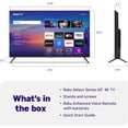 thumbnail image 2 of Roku 50-Inch Select Series 4K UHD Smart TV - HDR, Dolby Audio, Compatible with Alexa, Voice Remote, Bluetooth Mode, w/AUX HDMI Cable, CPS 1-Year Protection Plan + Streaming kit, 2 of 4