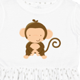 thumbnail image 4 of Inktastic Happy Monkey Girls Toddler Dress, 4 of 5