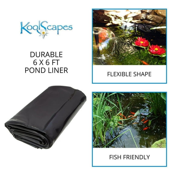Koolscape 84 Gallon Pond Kit, Complete Water Garden Setup for Outdoor Spaces, Easy to Assemble