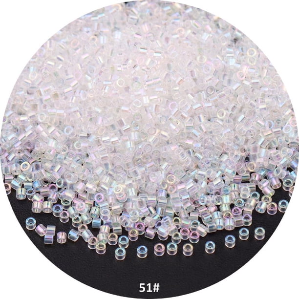 Cuentas de vidrio 11/0, cuentas de semillas japonesas de Color opaco metálico uniforme de 1,6mm para costura, fabricación de joyas DIY Dengxun unisex