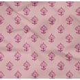 thumbnail image 4 of oneOone Cotton Poplin Twill Blush Pink Fabric Leaves & Floral Block Sewing Craft Projects Fabric Prints By Yard 56 Inch Wide, 4 of 4